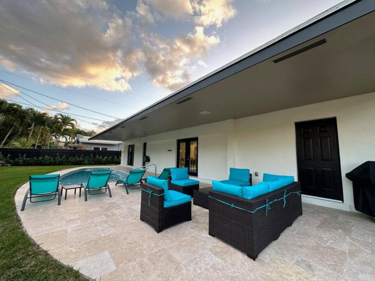 The Sun House - 3 Bed, 2 Bath, Private Pool, Fire Pit, Huge Backyard Vila Fort Lauderdale Exterior foto