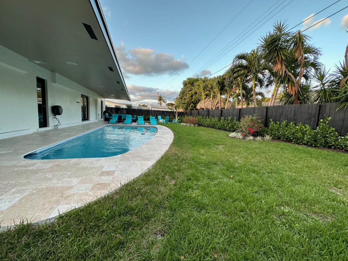 The Sun House - 3 Bed, 2 Bath, Private Pool, Fire Pit, Huge Backyard Vila Fort Lauderdale Exterior foto